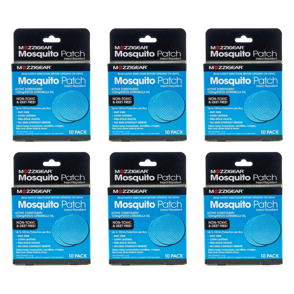 MozzieGear Patch 10 Pack Bundle of 6