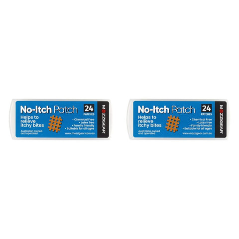 MozzieGear No-Itch Patch 24 Pack Bundle of 2