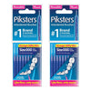 Piksters Interdental Brushes Navy Size 000 10 Pack Bundle of 2