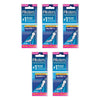 Piksters Interdental Brushes Navy Size 000 10 Pack Bundle of 5