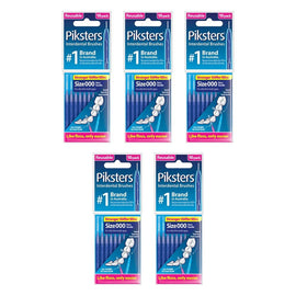 Piksters Interdental Brushes Navy Size 000 10 Pack Bundle of 5