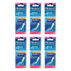 Piksters Interdental Brushes Navy Size 000 10 Pack Bundle of 6