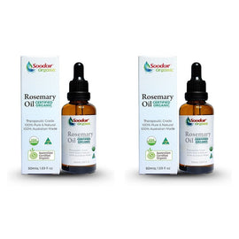 Soodox Organic Rosemary Oil 50mL Pack of 2