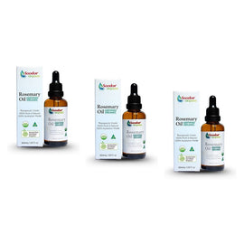 Soodox Organic Rosemary Oil 50mL Pack of 3