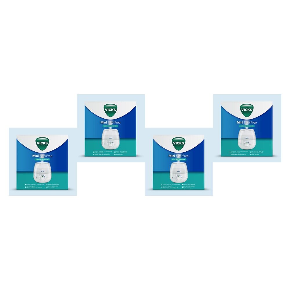 Vicks Cool Mist Humidifier Pack of 4