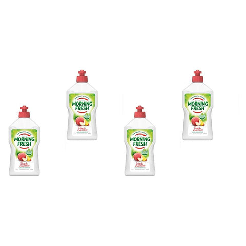 Morning Fresh Peach Nectarine Dish Washing Liquid 400mL Pack of 4