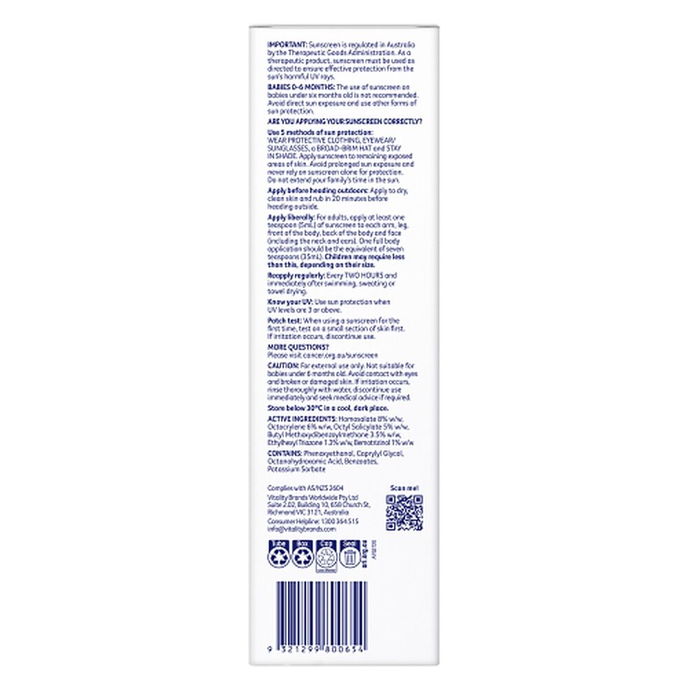 Cancer Council Ultra Sensitive Kids Sunscreen Lotion SPF 50+ 150mL