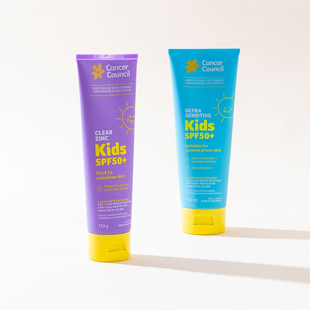 Cancer Council Ultra Sensitive Kids Sunscreen Lotion SPF 50+ 150mL