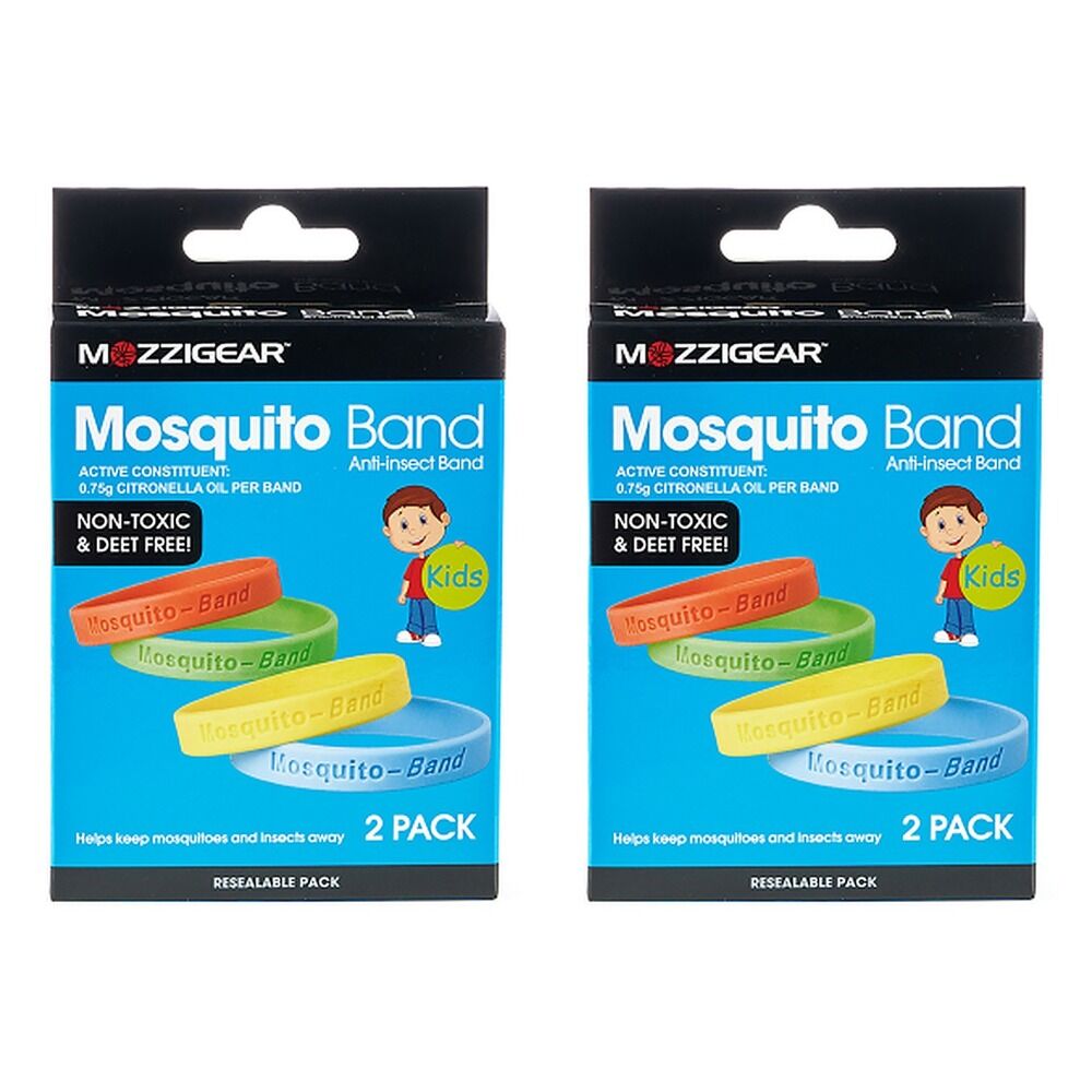 MozzieGear Kids Bands 2 Pack Bundle of 2