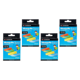 MozzieGear Kids Bands 2 Pack Bundle of 4