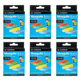 MozzieGear Kids Bands 2 Pack Bundle of 6