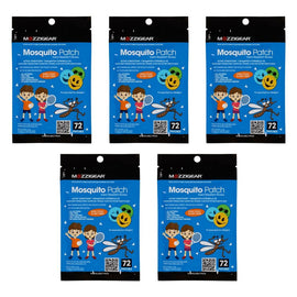 Mozziegear Sticker Patch 72 Pack Bundle of 5