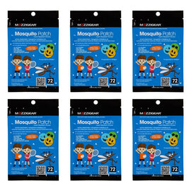 Mozziegear Sticker Patch 72 Pack Bundle of 6