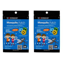 MozzieGear Stickers Patch 24 Pack Bundle of 2