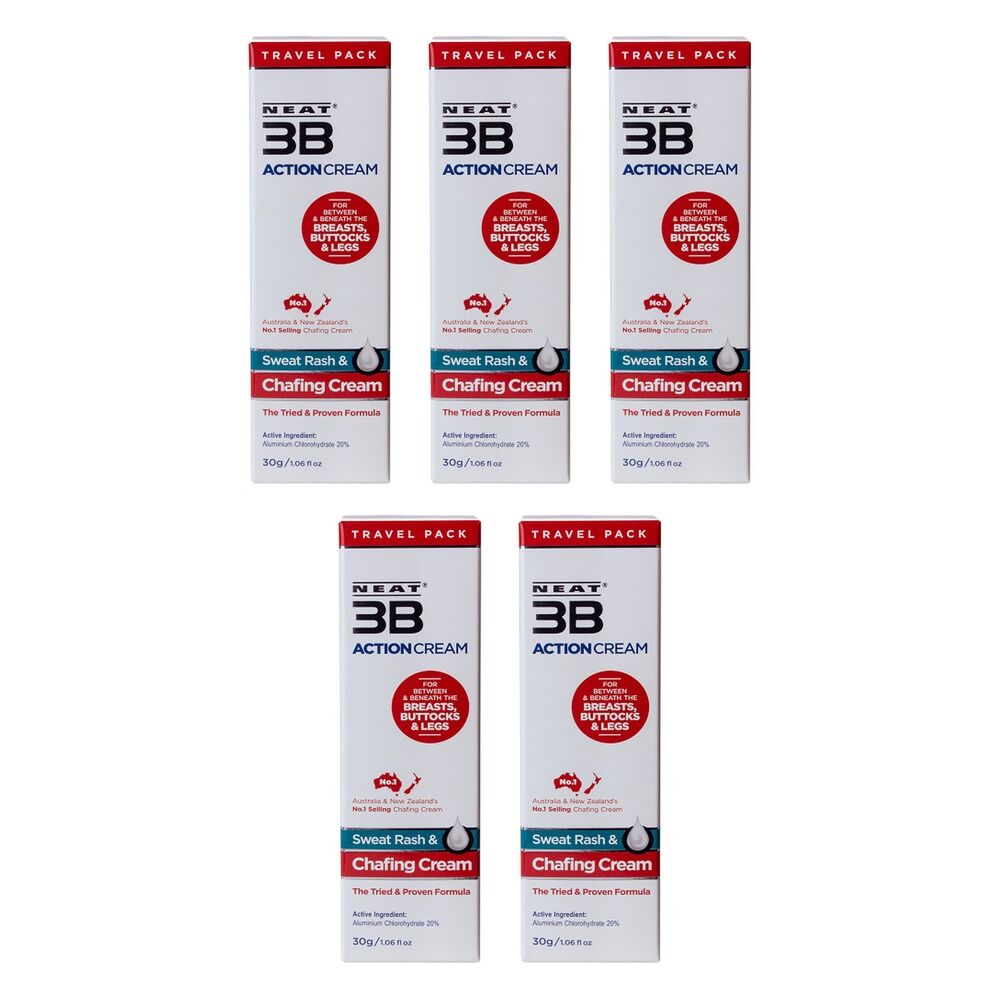 Neat Feat 3B Cream Travel Pack 30g x 6 Bundle of 5