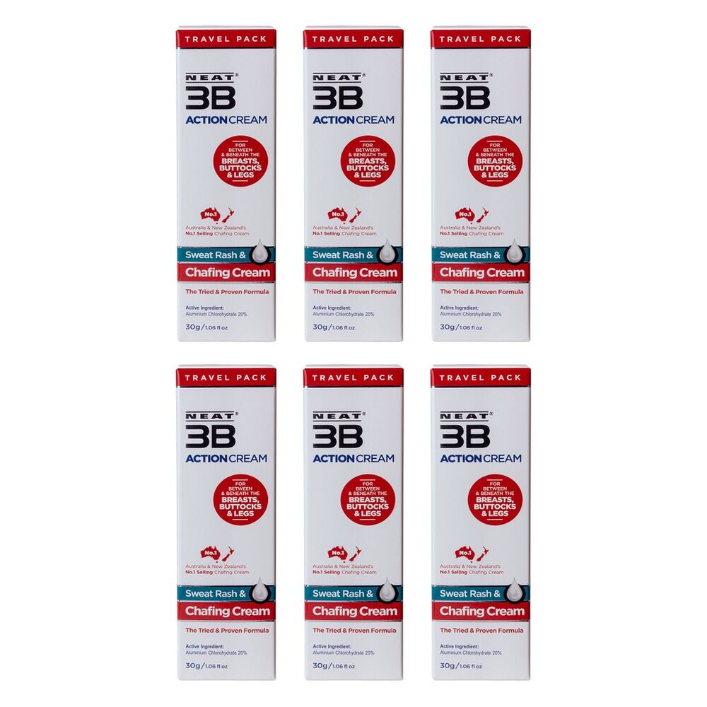 Neat Feat 3B Cream Travel Pack 30g x 6 Bundle of 6