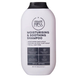 URBANE MESS Moisturising & Soothing Shampoo 400mL