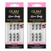 Glam by Manicare Cluster Lashes Connie 60 Pack Bundle of 2