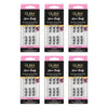 Glam by Manicare Cluster Lashes Connie 60 Pack Bundle of 6