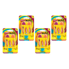 Carmex Mini Fun Lip Balm Tubes SPF15 10g 3 Pack x 10 Bundle of 4