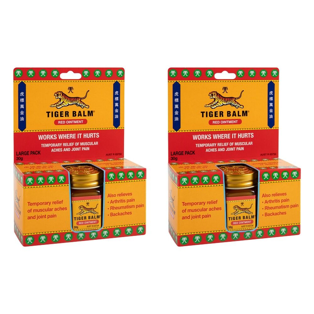 Tiger Balm Red Ointment 30g Pack of 2