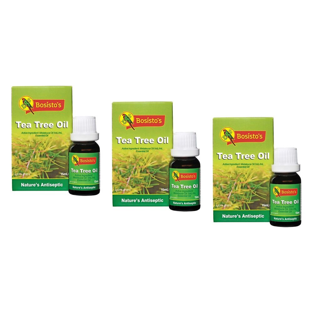 Bosisto's Tea Tree Oil 15mL Pack of 3