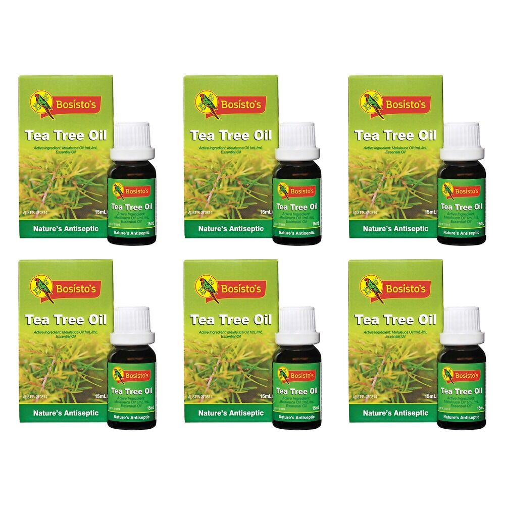 Bosisto's Tea Tree Oil 15mL Pack of 6