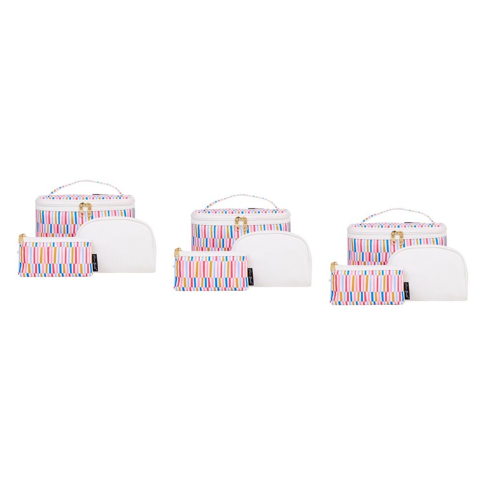 Femme Beaute Cosmetic Bag 3 Piece Set x 16 Bundle of 3