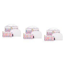Femme Beaute Cosmetic Bag 3 Piece Set x 16 Bundle of 3