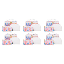 Femme Beaute Cosmetic Bag 3 Piece Set x 16 Bundle of 6
