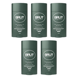 Brut Deodorant Roll On Stick Original 50g x 6 Bundle of 5