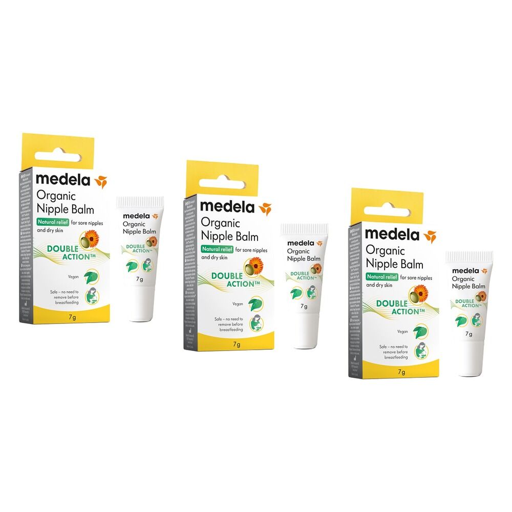 Medela Organic Nipple Balm 7g Pack of 3