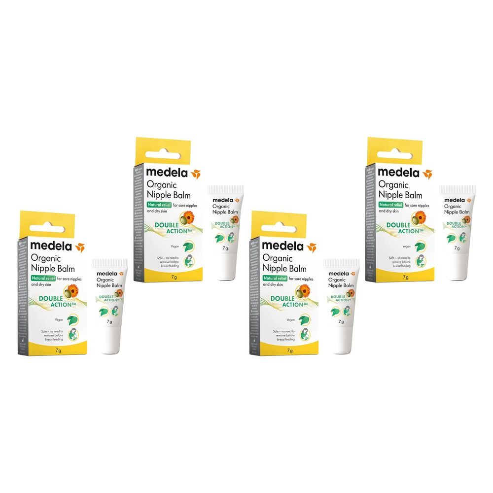 Medela Organic Nipple Balm 7g Pack of 4