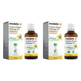 Medela Organic Breast Massage Oil 50mL Pack of 2