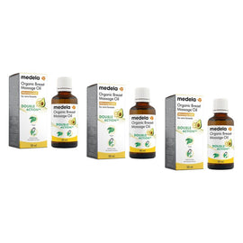 Medela Organic Breast Massage Oil 50mL Pack of 3