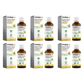 Medela Organic Breast Massage Oil 50mL Pack of 6