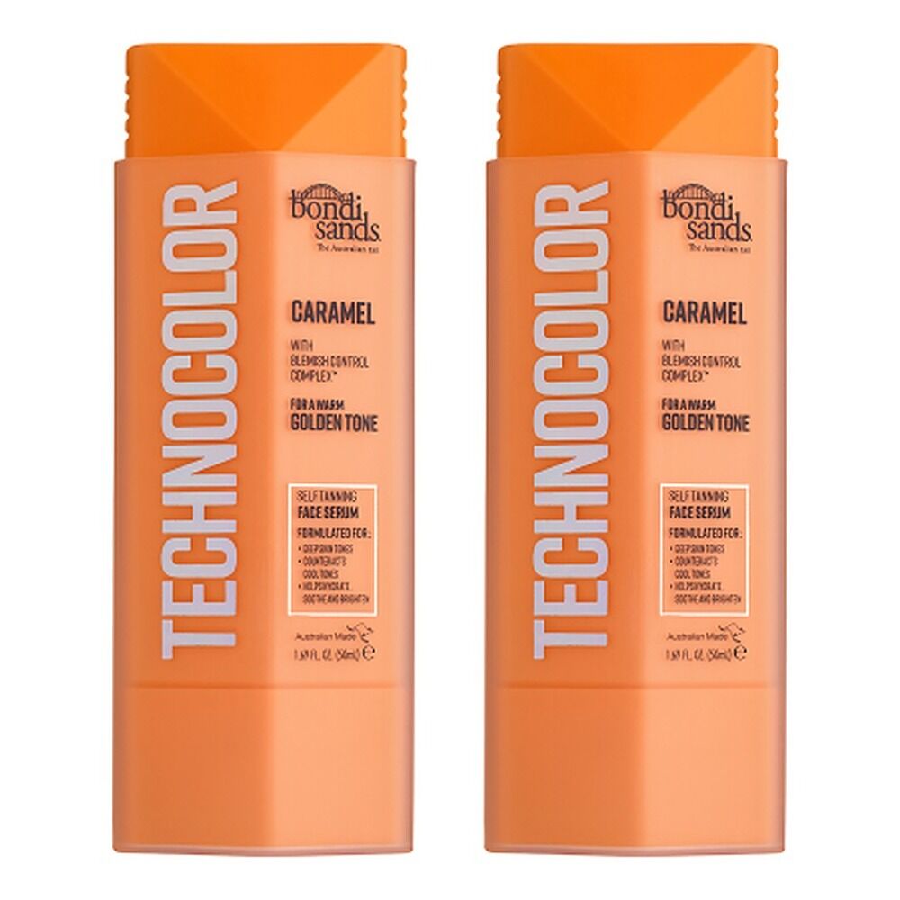 Bondi Sands Caramel Technocolor Self Tanning Face Serum 50mL Pack of 2