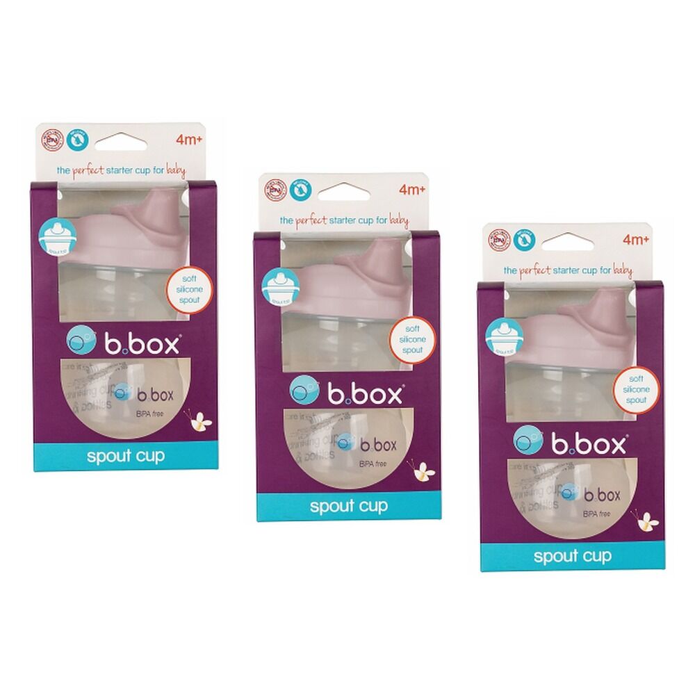 B.Box Spout Cup Blush 240mL Pack of 3