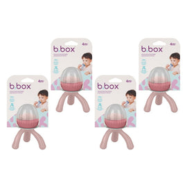 B.Box Silicone Fresh Food Feeder Blush 4m+ Pack of 4