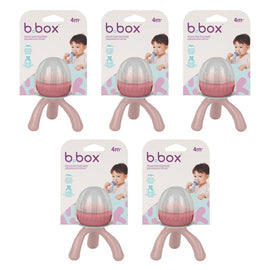 B.Box Silicone Fresh Food Feeder Blush 4m+ Pack of 5