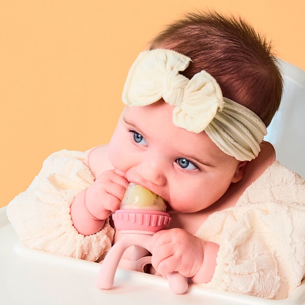 B.Box Silicone Fresh Food Feeder Blush 4m+