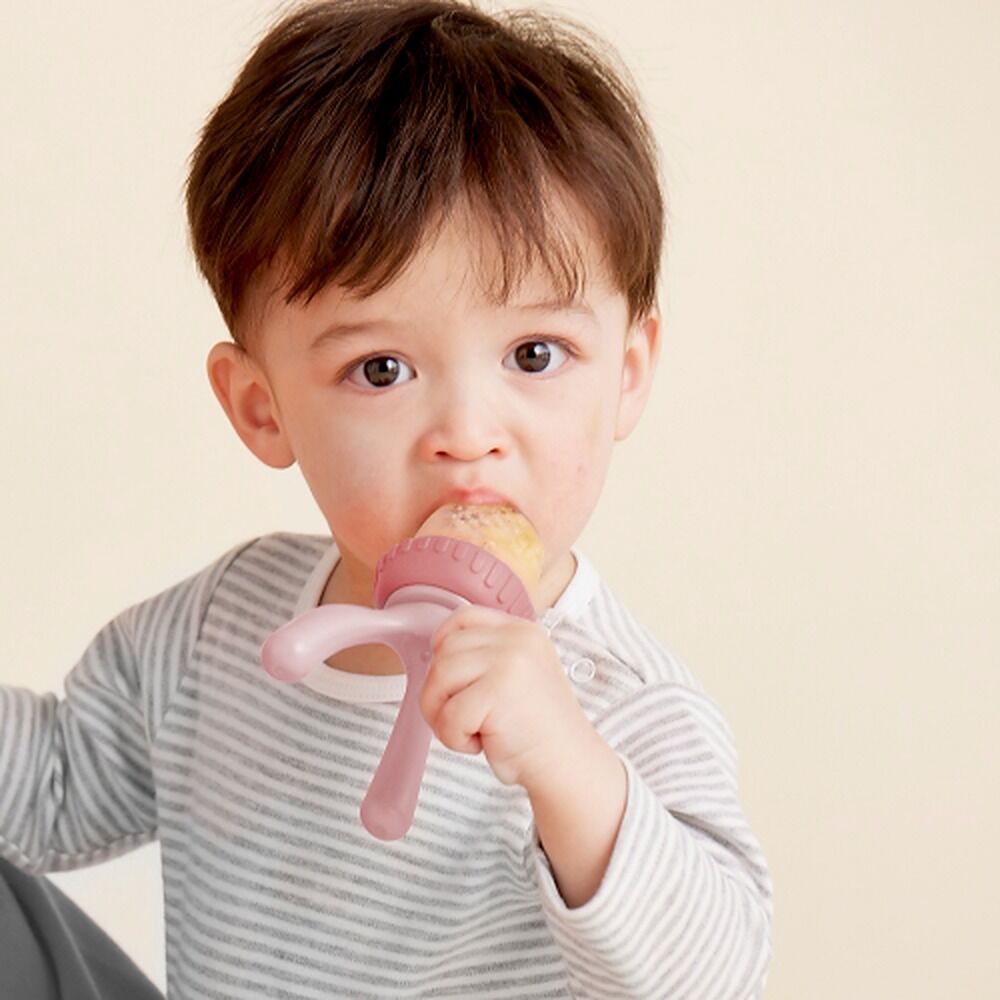 B.Box Silicone Fresh Food Feeder Blush 4m+
