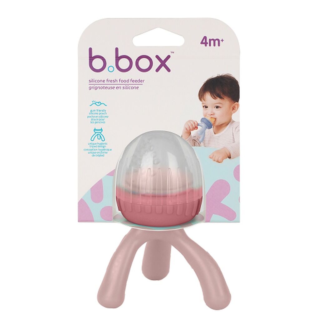 B.Box Silicone Fresh Food Feeder Blush 4m+