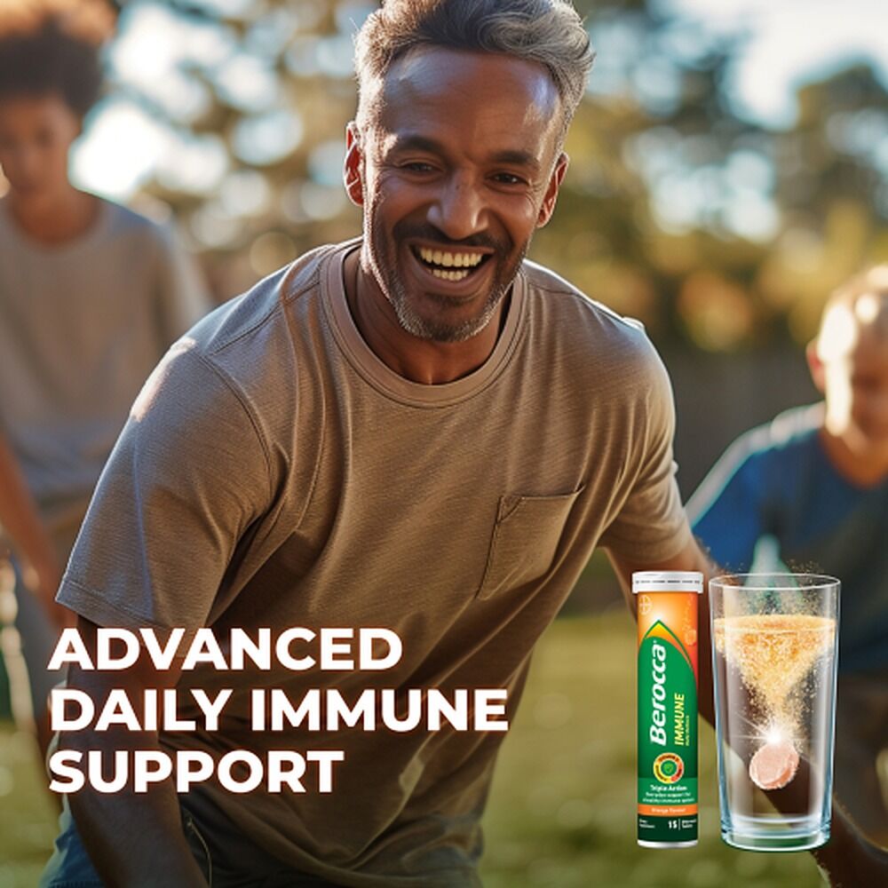 Berocca Immune Daily Defence Orange 15 Effervescent Tablets