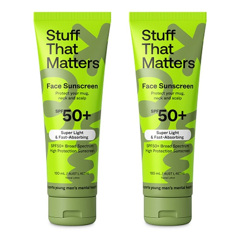 Stuff That Matters Face Sunscreen SPF50+ 100mL Pack of 2