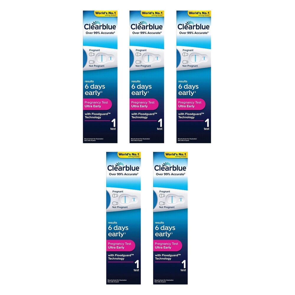 Clearblue Ultra Early Pregnancy Test Pack of 5