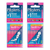 Piksters Interdental Brushes Size 00 Pink 10 Pack Bundle of 2