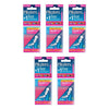 Piksters Interdental Brushes Size 00 Pink 10 Pack Bundle of 5