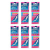 Piksters Interdental Brushes Size 00 Pink 10 Pack Bundle of 6