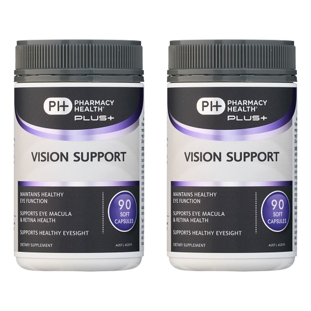 Pharmacy Health Vision Support 90 Capsules Pack of 2